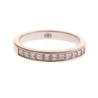 A Diamond Band in 14K by Christopher Designs