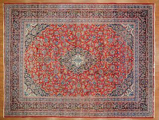 Persian Keshan Carpet, approx. 9.5 x 12.8