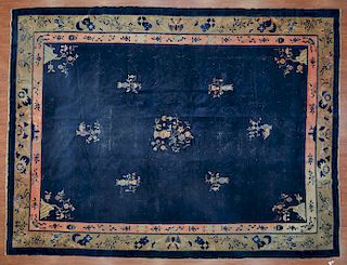 Antique Peking Chinese Carpet, approx. 10.2 x 13.5