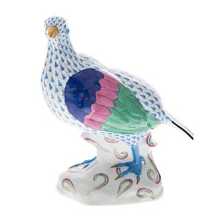 Large Herend Porcelain Pigeon