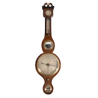 William IV Rosewood Banjo Barometer