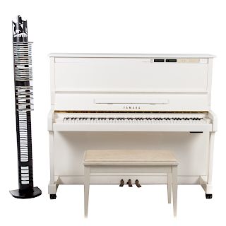 Yamaha Upright Disklavier Player Piano