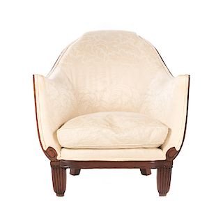 French Art Deco Upholstered Bergere