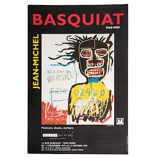 Jean-Michel Basquiat. Exhibition Poster