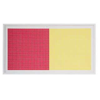 Sol LeWitt. "Grids and Color-Plate #8," serigraph