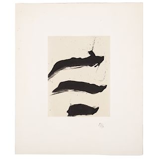 Robert Motherwell. "Nocturne VII," lithograph