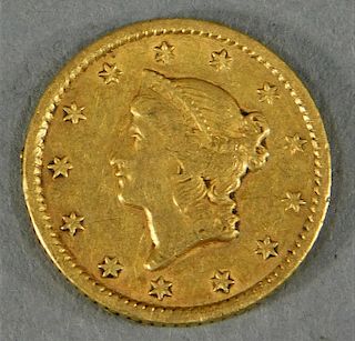 1849 $1 Dollar Liberty Head Gold Coin