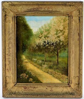 Ben Austrian Spring Blossoms Landscape Painting