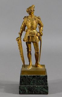Hans Muller Bronze Model of Knight Peter Discher