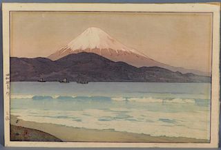 Hiroshi Yoshida Mount Fuji Woodblock Print