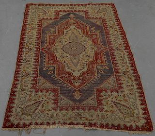C.1900 Turkish Oushak Middle Eastern Carpet Rug