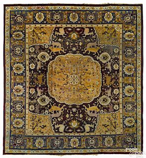 Agra carpet, ca. 1920, 12' x 10'10''.