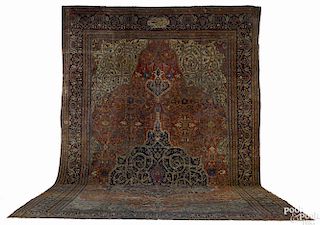 Palace-size Ferraghan Sarouk carpet, ca. 1910, 24'2'' x 13'5''.