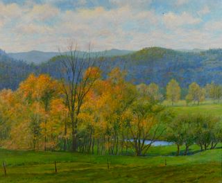 Peter Tysver New England Autumn Landscape Painting