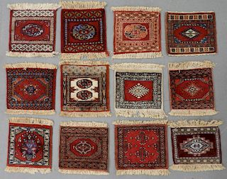 12 Miniature Small Persian Table Mat Rug Carpets