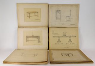 26 Irving & Casson Boston Furniture Design Drawing