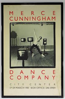Merce Cunningham Dance Company NYC Poster