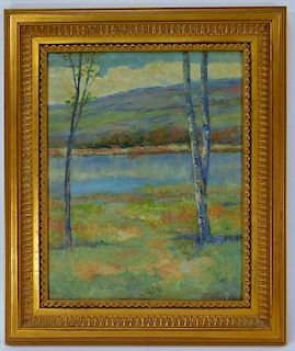 Louis Richardson Impressionist Catskill Painting