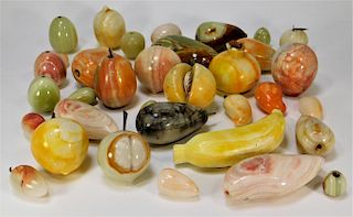 40PC Decorative Polished Agate Hardstone Fruit