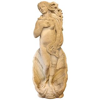 Large "Birth of Venus" Cement Statue