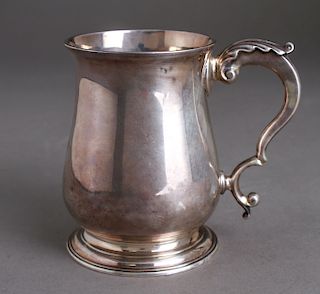 English Sterling Silver Mug / Beaker / Cup 18th C.