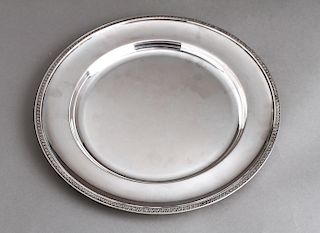 Continental Silver Charger / Plate
