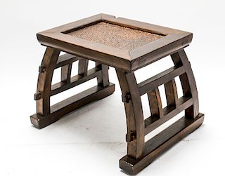 Asian Low Seat / Step Stool Wood