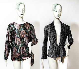 Ladies' Vintage Lurex Jacket and Sommermann Shirt