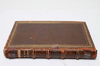 Bible The New Testament Leather Bound Book, 1844