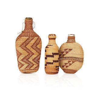 Three Paiute Bottles