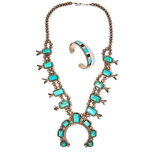 Assembled Navajo Jewelry Suite, 7 ozt
