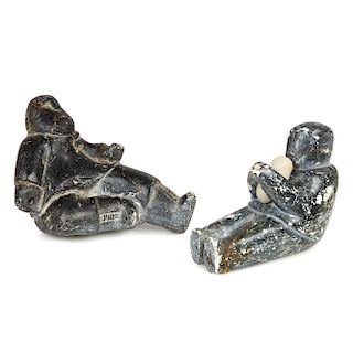 Two Inuit Figural Carvings