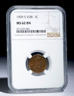 Rare American 1909 S VDB Penny