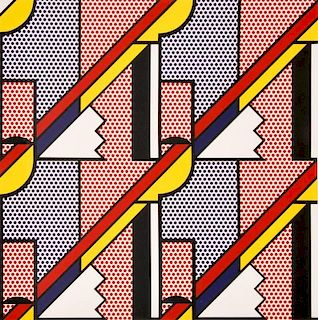 Roy Lichtenstein "Modern Print" Color Lithograph