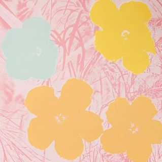Andy Warhol "Flowers" Color Screenprint, Signed Edition