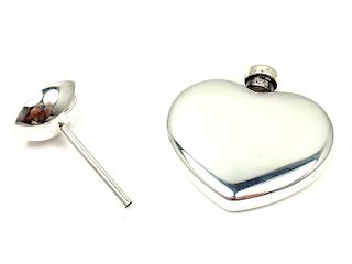 Vintage Tiffany & Co. Sterling Silver Heart Perfume