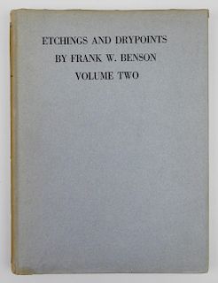 Paff- Etchings & Drypoints by F.W.Benson, Vol.II