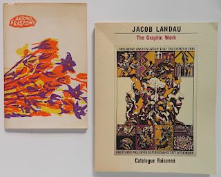 2 Books- Jacob Landau; Antonio Frasconi