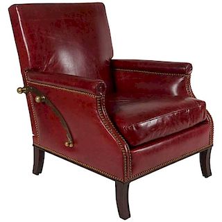 Maurice Hirsch Reclining Leather Chair 