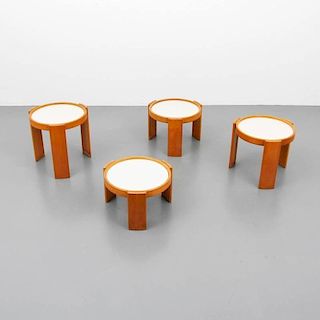 Gianfranco Frattini Nesting Tables, Set of 4