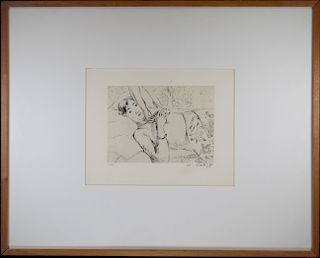 Matisse, Pencil Signed Lithograph of a Woman