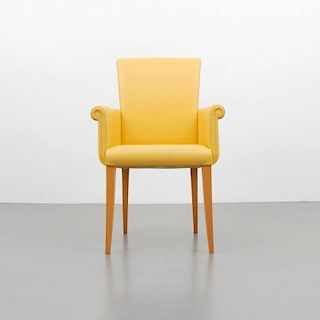 Poltrona Frau "Vittoria" Leather Arm Chair