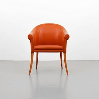 Poltrona Frau "Sinan" Leather Arm Chair