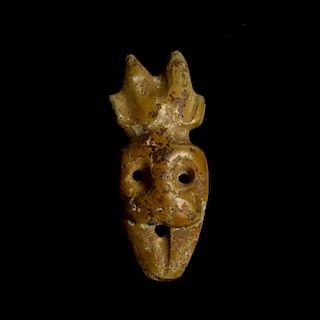 JADE NEOLITHIC STYLE FIGURAL PENDANT