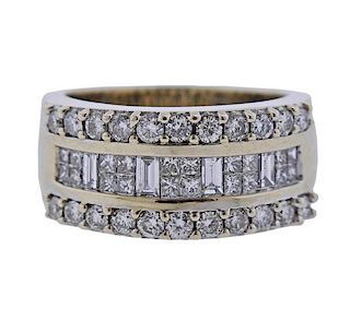Kallati 14K Gold Diamond Wedding Band Ring