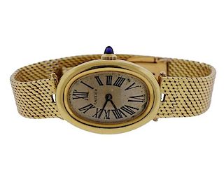 Cartier Bueche Girod 18k Gold lady&#39;s Watch 7743 1