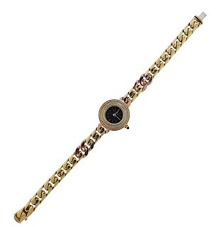 Bvlgari Bulgari 18K Gold Chain Bracelet Watch