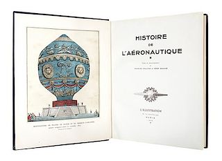 * DOLLFUS, Charles (1893-1981); and BOUCHÉ, Henri (1893-1970). Histoire de L'Aéronautique. Paris: L'Illustration, 1932.
