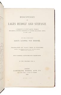 * HOHNEL, Ludwig von (1857-1942). Discovery of Lake Rudolf and Stefanie. A Narrative of Count Samuel Teleki's Exploring & Huntin
