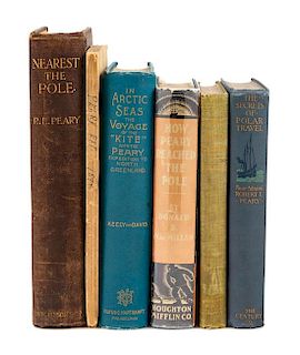 * [PEARY, Robert Edwin]. A group of 6 works by or about Peary, comprising: